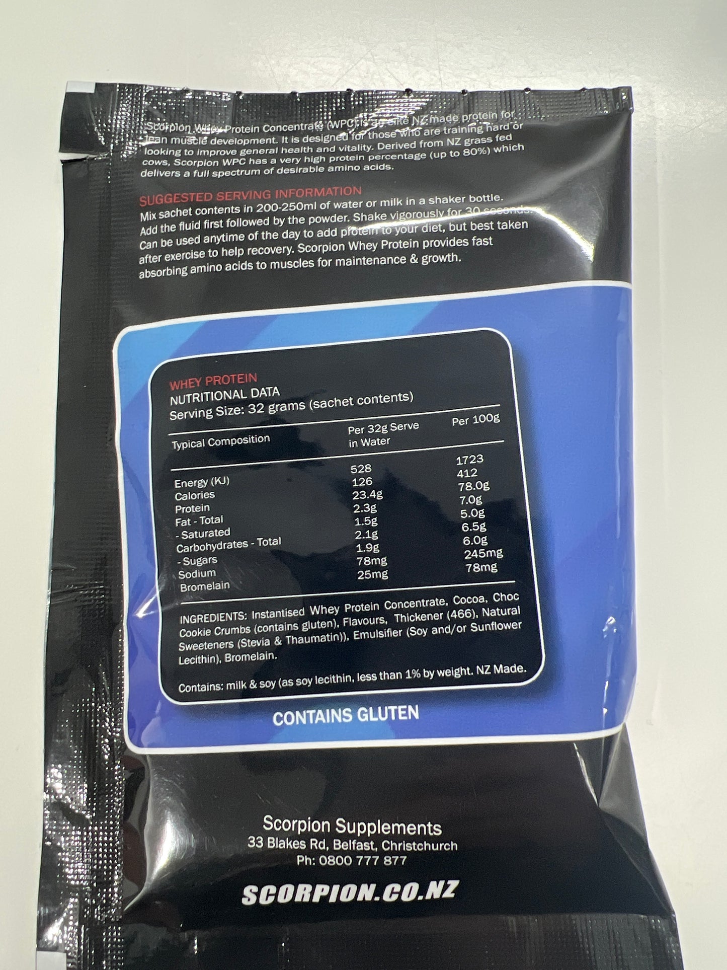Scorpion Whey Protein Sample