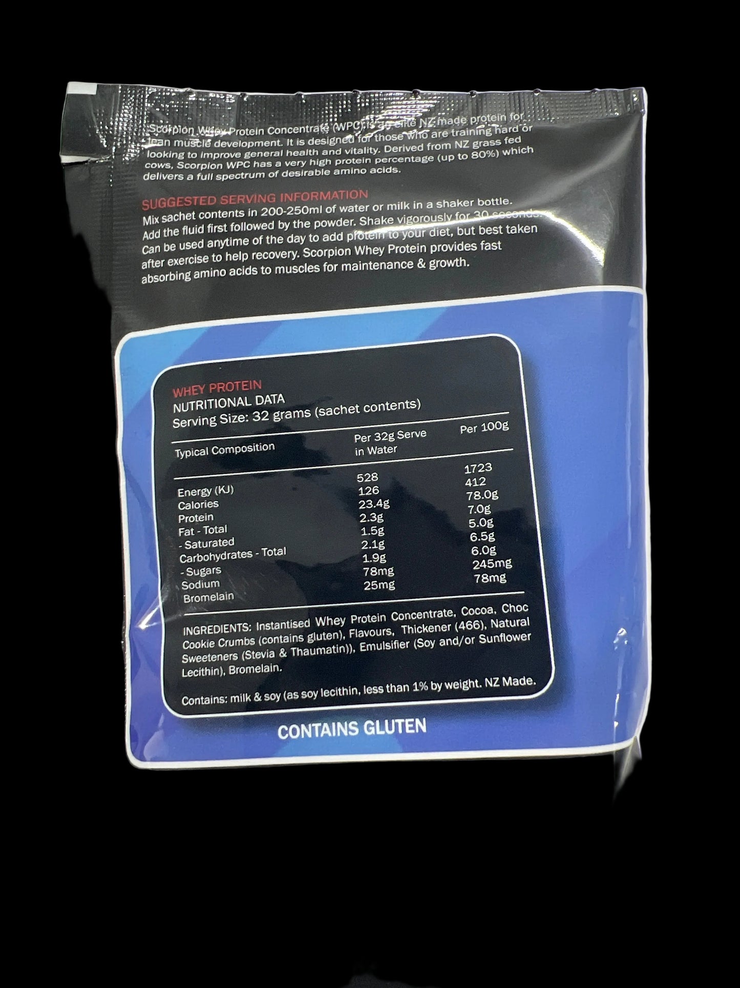Scorpion Whey Protein Sample