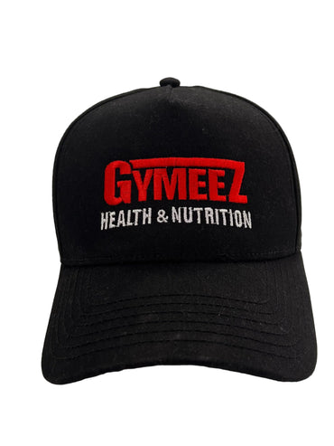 GYMEEZ - Embroidered Snap Back: Black / Red