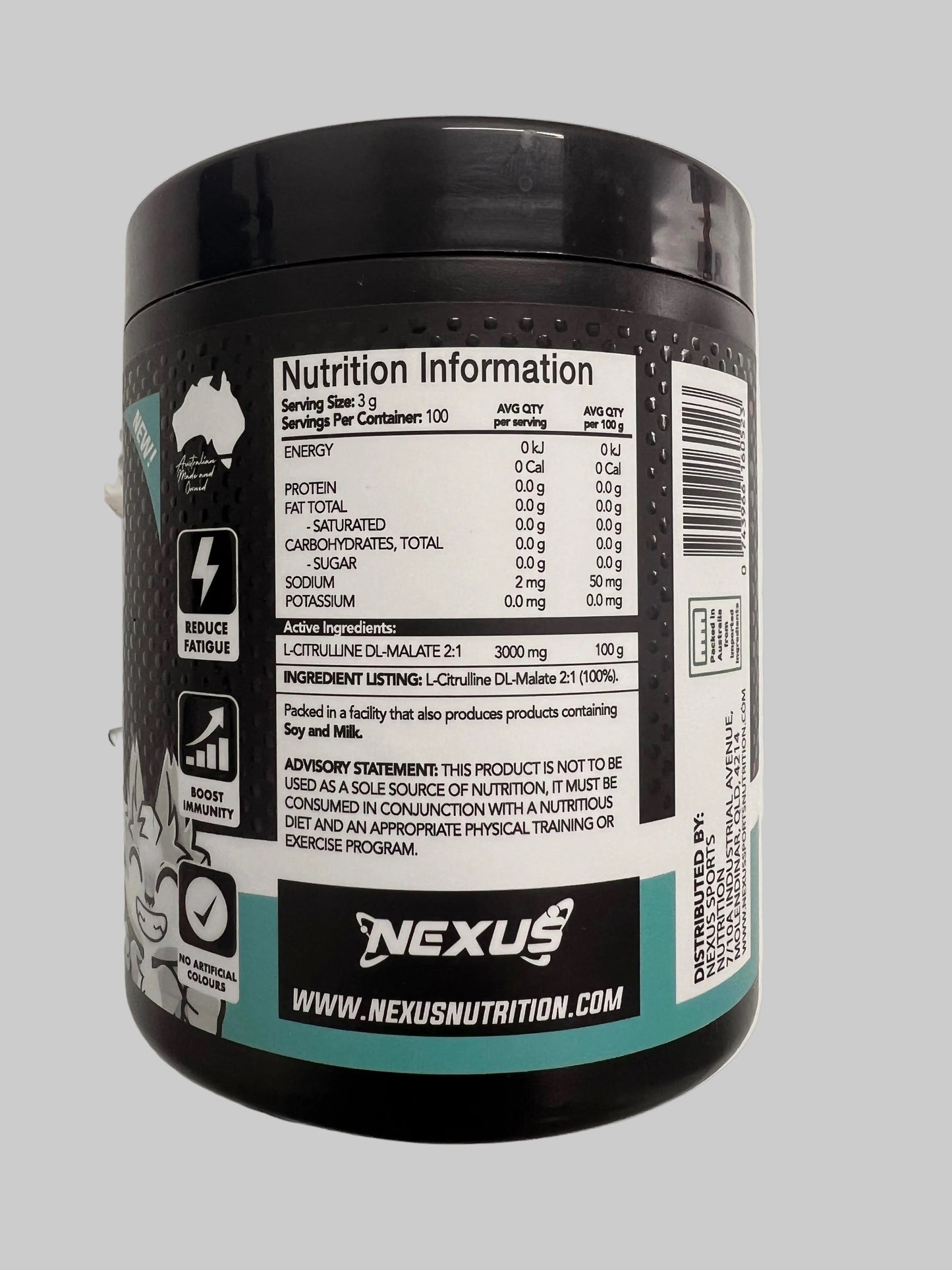 Nexus Pure L-Citrulline Malate - PUMP