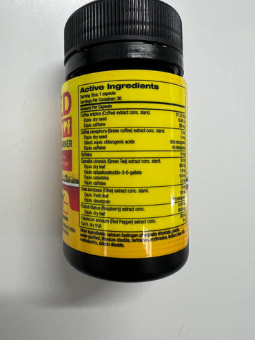 Pharmafreak Ripped Freak Fat Burner - 30 Caps