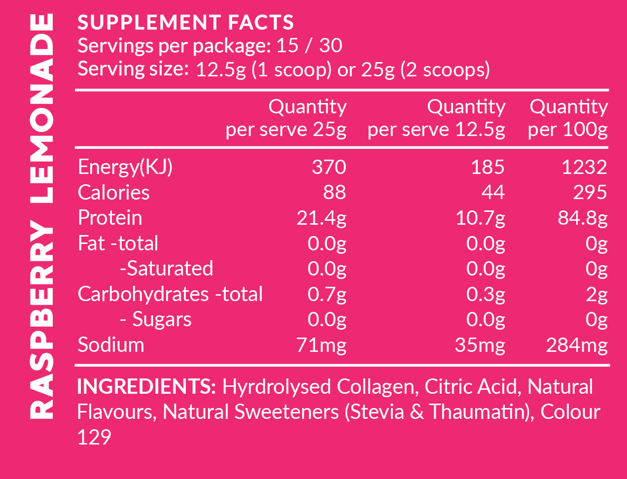 NZ Muscle Protein Water