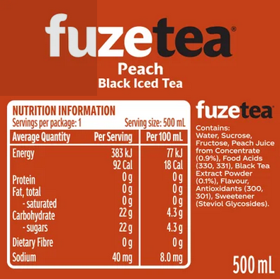 Fuze Black Iced Tea