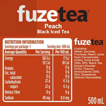 Fuze Black Iced Tea
