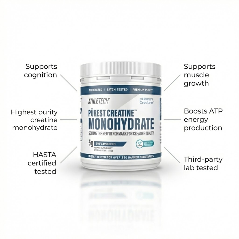 AthleTech Purest Creatine Monohydrate 250g