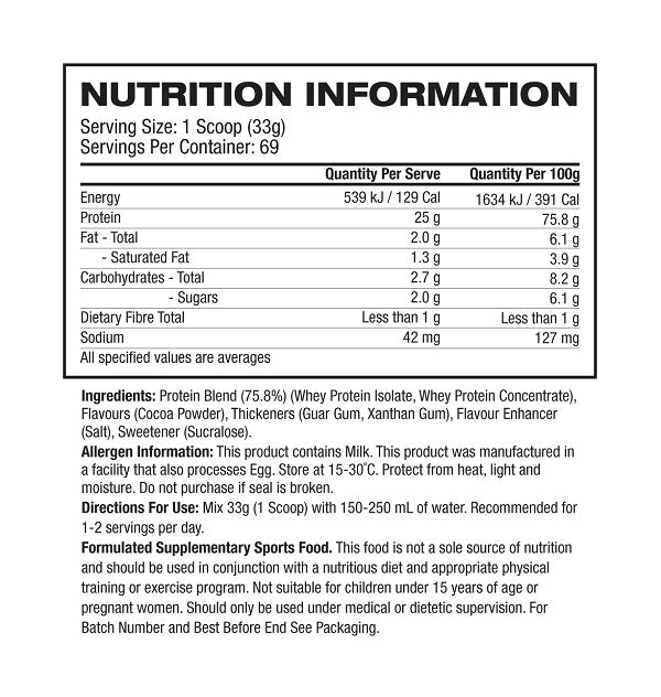 Inspired Whey Protein Powder