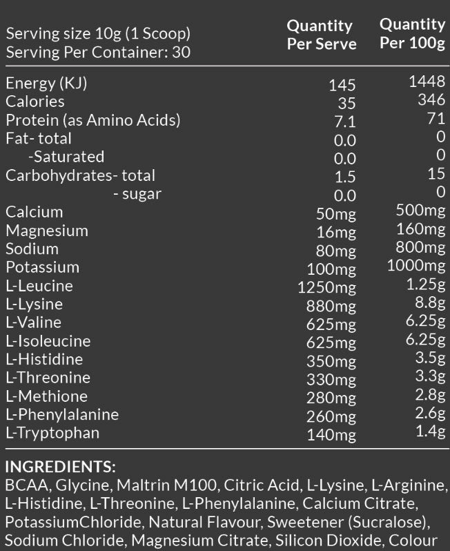 NZ Muscle Hydro BCAA/EAA + Electrolytes