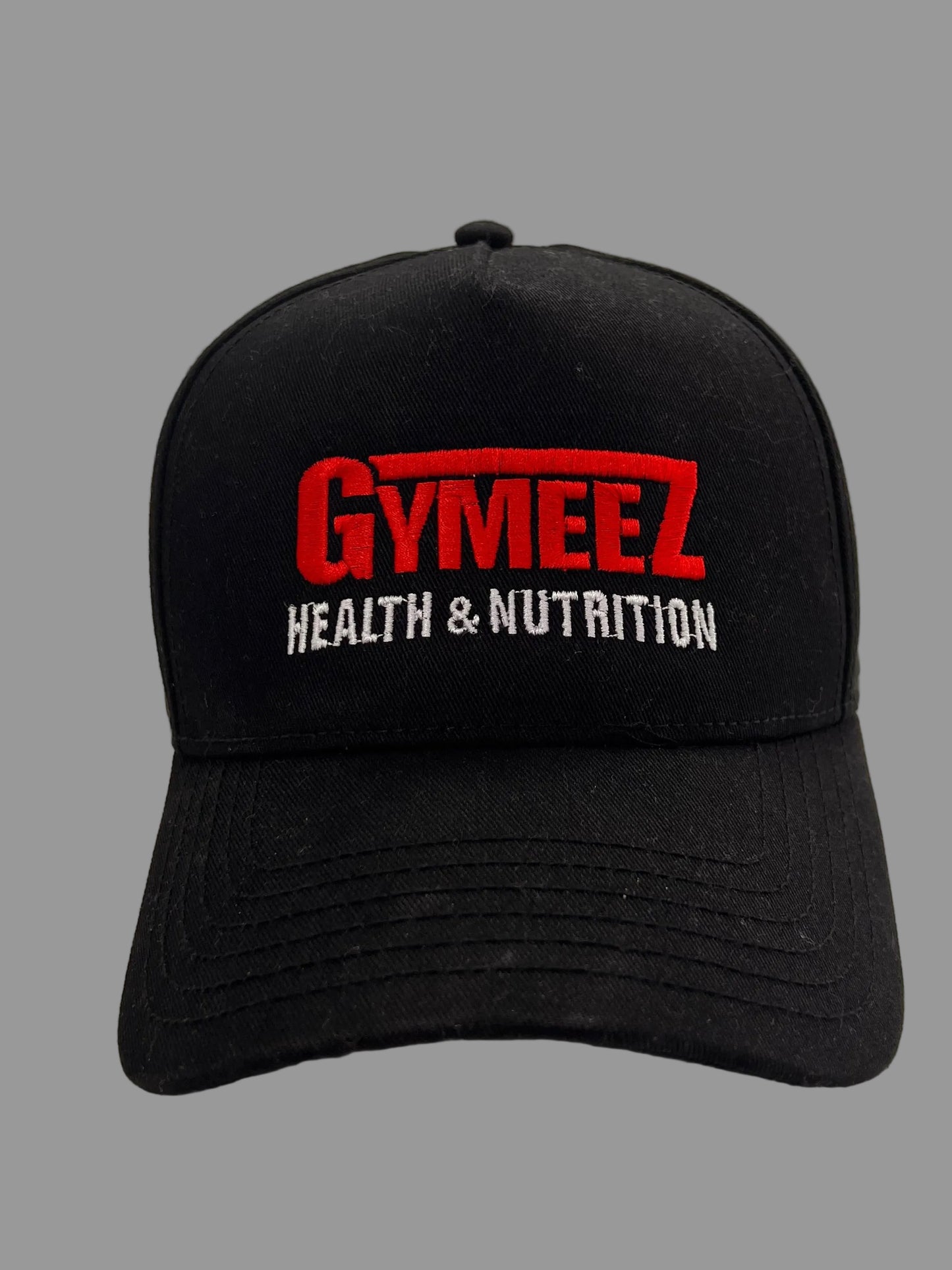 GYMEEZ - Embroidered Snap Back: Black / Red