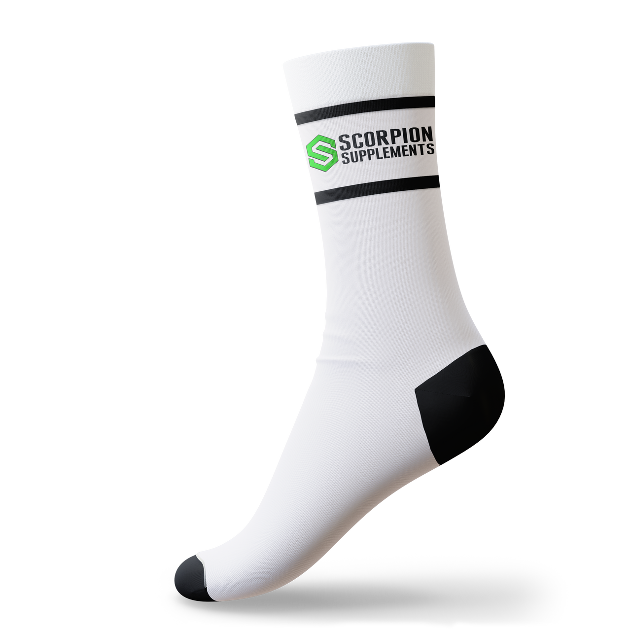 Scorpion Crew Socks - White