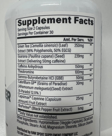 RAW (CBum) - Essential Fat-Burner 60 Cap