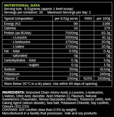 SCORPION BCAA POWDER 300g
