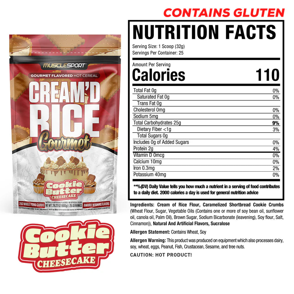 MuscleSport Cream'd Rice Gourmet