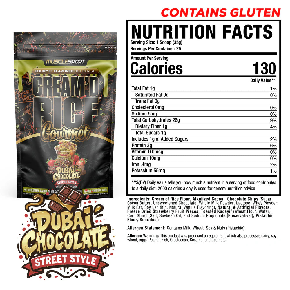 MuscleSport Cream'd Rice Gourmet
