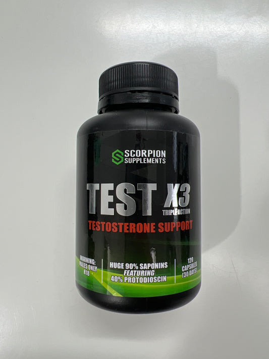 SCORPION TEST X3- Testosterone Support