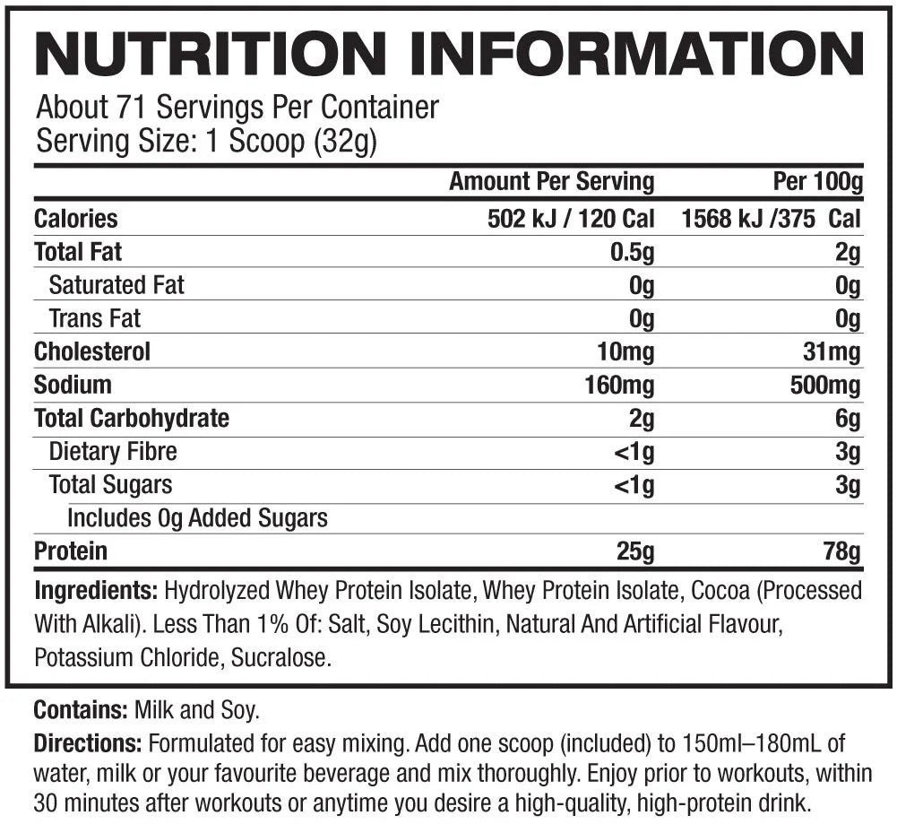 Dymatize ISO 100 - 5LB - Zero Carb Isolate