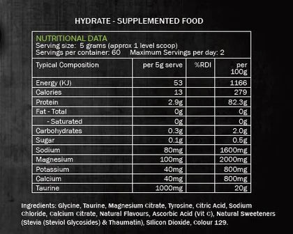 SCORPION HYDRATE ELECTROLYTES 300g