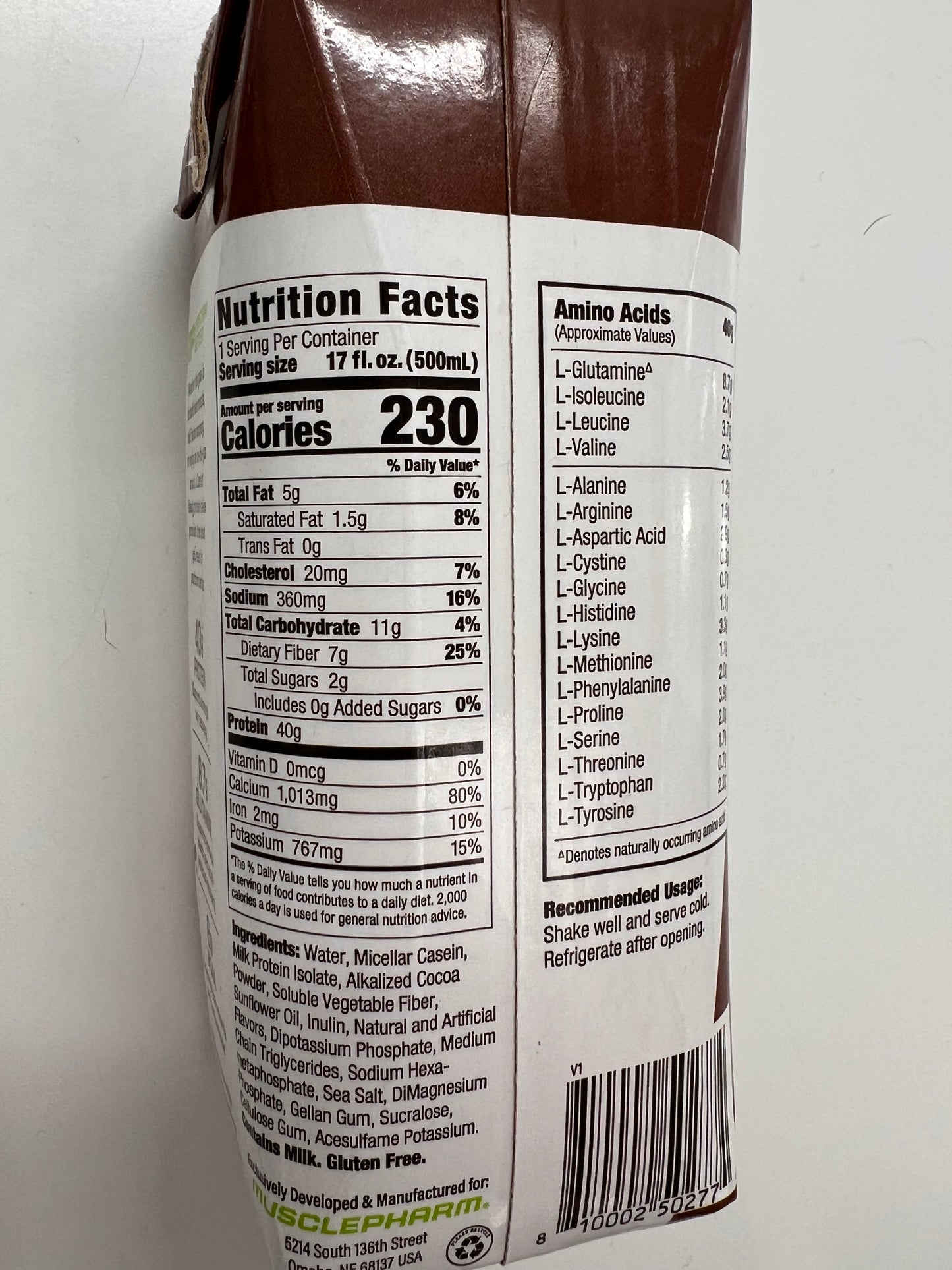 Musclepharm RTD - 40g Protein
