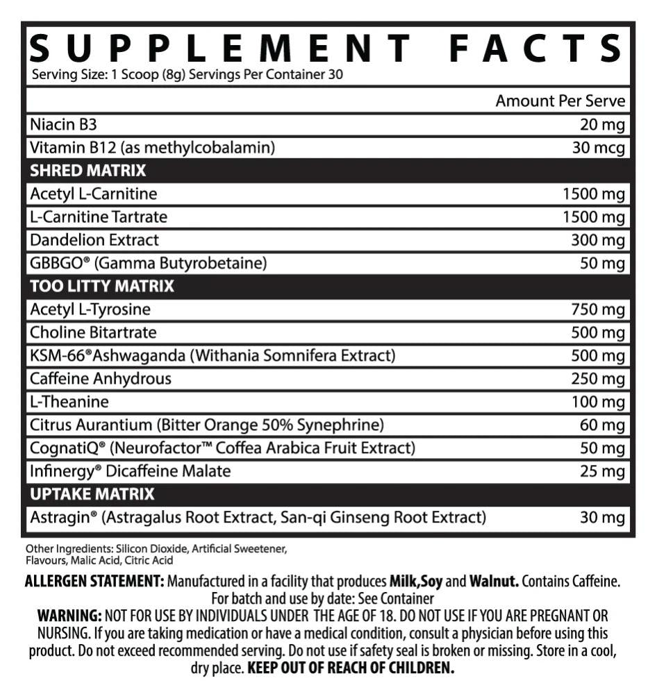 Inspired SHRED - Fat Burner