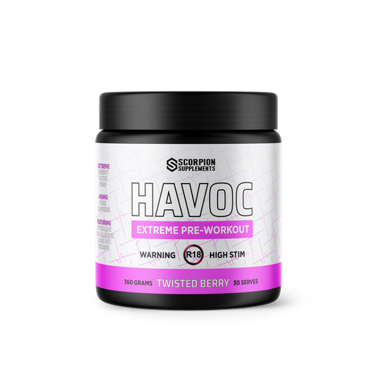 Scorpion Supplements - HAVOC High Stim Pre Workout