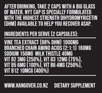 PRE LOAD / NYT CAP COMBO