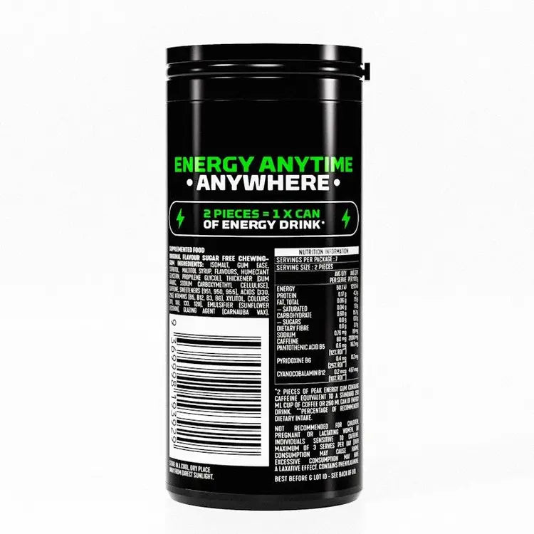 Peak Energy Gum - 14 Pce