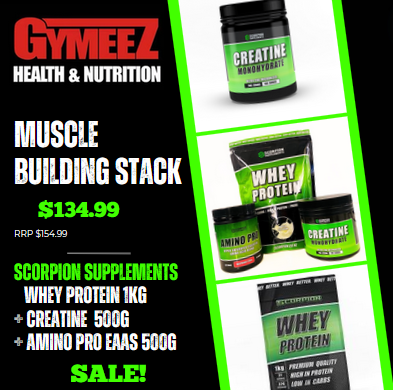 GYMEEZ MUSCLE BUILD STACK