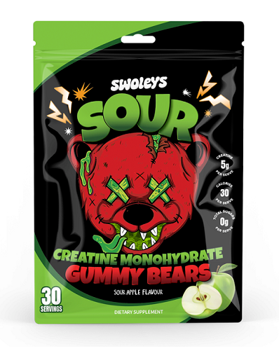 Swolleys Creatine Monohydrate Gummy Bears (5g Creatine per serve) - 30 servings