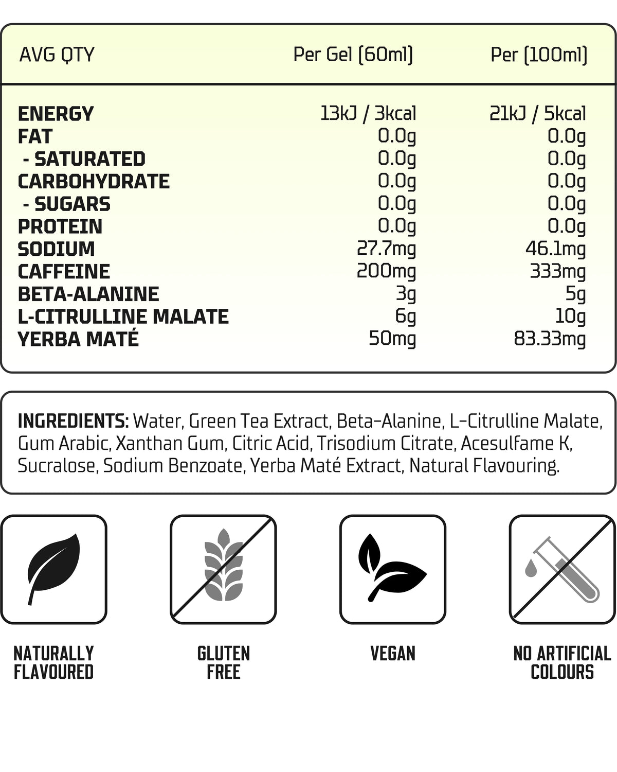 Fuel-R Caffeinated Gel