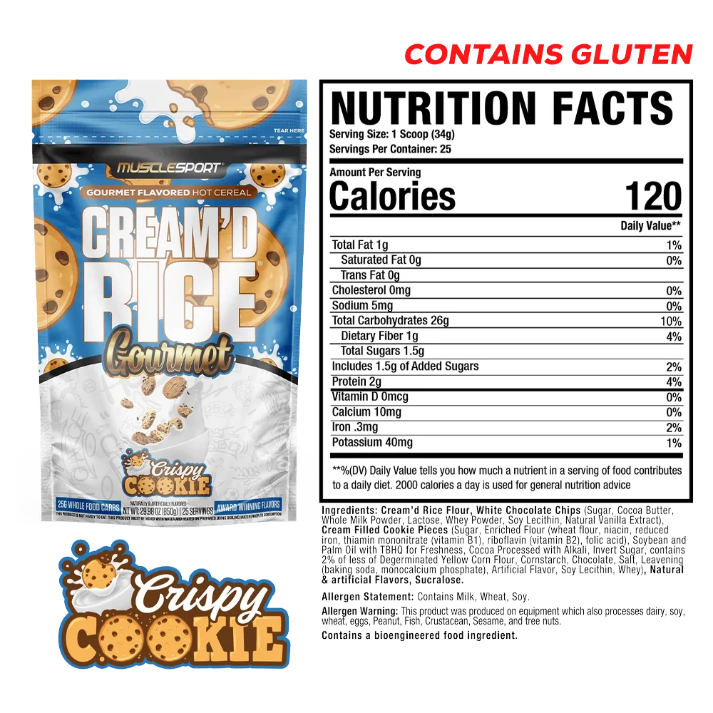 MuscleSport Cream'd Rice Gourmet