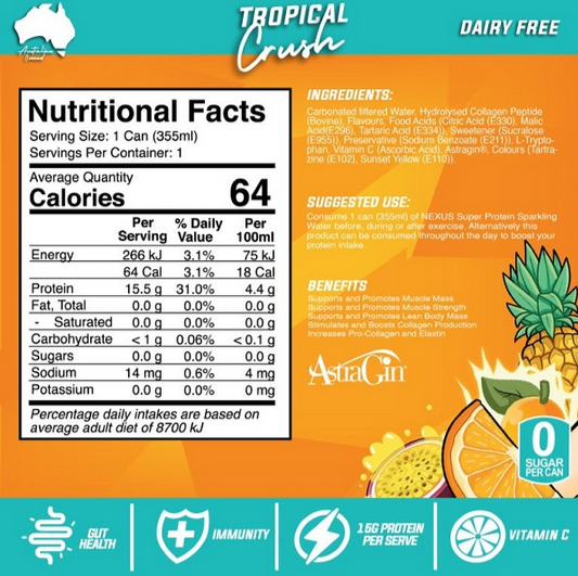 NEXUS Super Protein Sparkling Water RTD