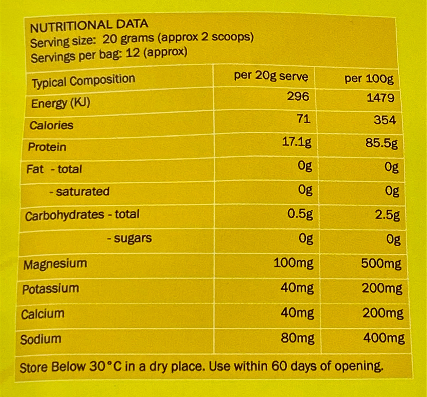 Mahi Protein Water 240g