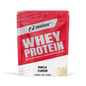 Zealea whey protein package with red and white design on a white background